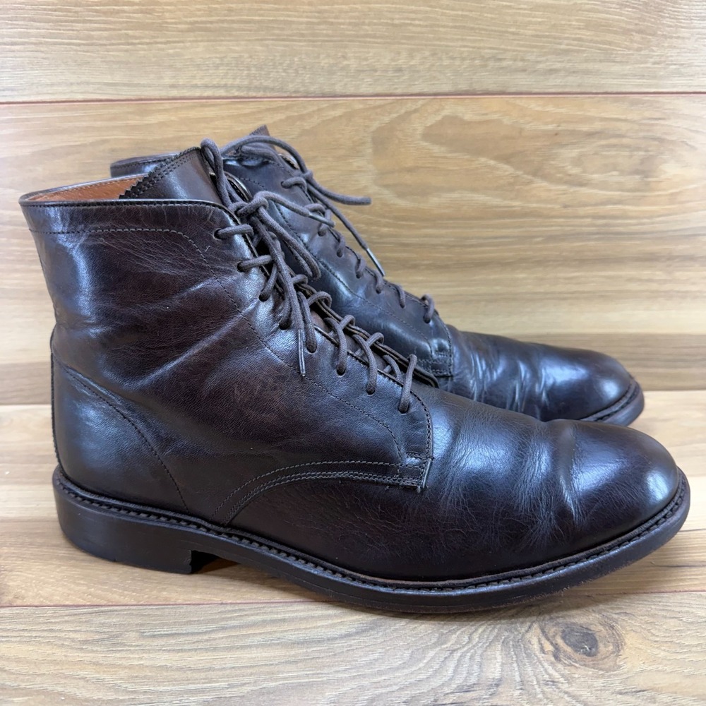 FRYE Jones Ankle Boots Mens 10‎ D Brown Leather Business Casual Modern Old Money